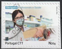 Portugal, 2021? - Obrigado Profissionais De Saúde -|- N20g - Fragment - Oblitérés