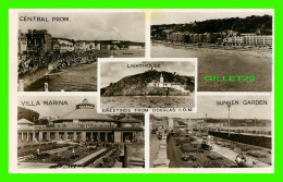 DOUGLAS, ILE DE MAN, I.O.M. UK - 5 MULTIVUES - TRAVEL IN 1952 - CARTE PHOTO - - Isola Di Man (dell'uomo)