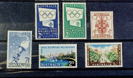 Olympische Spelen 1956 , Austalie - Zegels Postfris - Zomer 1956: Melbourne