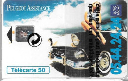 CARTE-PUBLIC-50U-F489.930-SC5-PEUGEOT ASSISTANCE 3-N°TGE C46148971-NSB- TBE - 1994