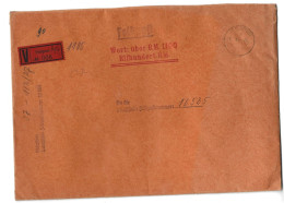 Feldpost Wertbrief Feldpostamt 551 Ulm 1939 - Feldpost 2e Guerre Mondiale