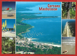 Carcans Maubuisson (33) Vue Aérienne Du Port Et De La Plage 2scans - Carcans