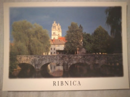 Ribnica. Bridge And Church. Church By Plečnik - Kirchen U. Kathedralen