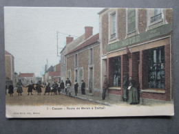 CPA 77 Seine Et Marne CESSON Vers Melun   - Route De Melun à Corbeil Café Tabac épicerie Mercerie Maison Notré 1910 - Cesson