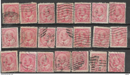 _5Ez-684:  Restje Van 21 Zegels.  N° 90...om Verder Uit Te Zoeken.. - Used Stamps