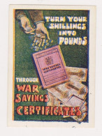 Vignette Militaire - Patriotique - Turn Your Shilling Into Pounds - Vignettes Militaires