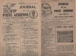 Journal De La Poste Aerienne - N°3 Et N°4 - 1948 - French (from 1941)