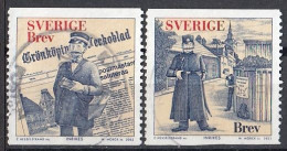 SWEDEN 2310-2311,used,falc Hinged - Poste