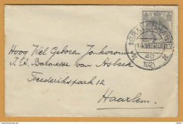 8Nb-992: N° 62: 's GRAVENHAGE 40  > Haarlem 1921 - Briefe U. Dokumente