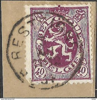 8S-111: N°284: *RESTEIGNE* : Sterstempel - 1929-1937 Lion Héraldique