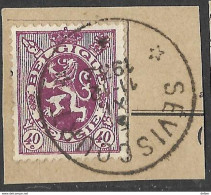 8S-110: N°284: *SEVISCOURT* : Sterstempel - 1929-1937 Lion Héraldique