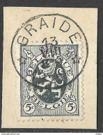 8S-129: N°279: *GRAIDE* : Sterstempel - 1929-1937 Heraldischer Löwe