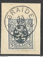 8S-129: N°279: *GRAIDE* : Sterstempel - 1929-1937 Lion Héraldique