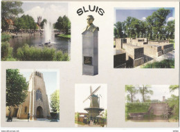 8Eb-649:  SLUIS + Molen + VAN DALE  + Kerk... - Sluis