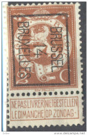 5Nz-998: N° 50: BRUSSEL 14 BRUXELLES - Typos 1912-14 (Löwe)