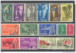 4Zw-474  Restje Van 14 Zegels.... Om Verder Uit Te Zoeken... - Used Stamps (with Tabs)