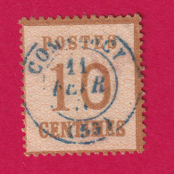 ALSACE LORRAINE N°5 CAD TYPE 15 BLEU COMMERCY MEUSE TIMBRE BRIEFMARKEN FRANCE - Oblitérés