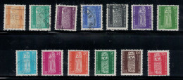 SERVICES SERIE COMPLETE N°1 à 13, NOUVELLE CALEDONIE, COTE 55,00€, 1959 - Dienstmarken
