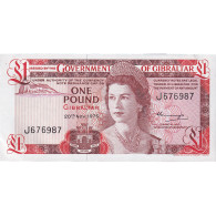 Billet, Gibraltar, 1 Pound, 1975, KM:20a, SPL+ - Gibraltar