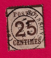 ALSACE LORRAINE N°7 CAD TYPE 17 SOISSONS AISNE BRIEFMARKEN FRANCE - Oblitérés