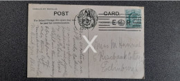 BICKERDIKE MACHINE CANCELLATION POSTMARK LONDON 1904 HORIZONTAL DATE E R ON WESTMINSTER ABBEY POSTCARD LONDON - Sin Clasificación