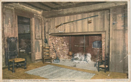 FirePlace In Living Room, Paul Revere House, Boston, Massachusetts Some Creasing - Boston