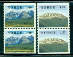 NORWAY 1978 Mi 726-27 Do/Du Pairs** Norwegian Landscape [L3350] - Géographie