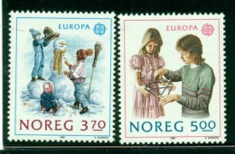 NORWAY 1989 Mi 1019-20** Europa CEPT – Children's Games [L3364] - 1989