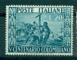 ITALY 1951 Mi 833** 500th Anniversary Of The Birth Of Christopher Columbus, Explorer [L3408] - Christophe Colomb