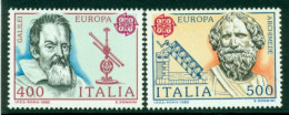 ITALY 1983 Mi 1842-43** Europa CEPT – Great Human Achievements [L3416] - 1983
