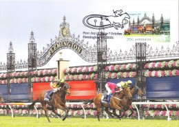 Australia 2014 Racecourses 70c Flemington, VIC Maximum Card - Cartes-Maximum (CM)