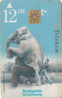 ALEMANIA. S 121/93. Stuttgarter Versicherung 3 (Elefant). 07-1993. REGULAR. (623) - S-Series : Tills With Third Part Ads