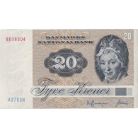 Billet, Danemark, 20 Kroner, 1979-1988, Undated, KM:49a, NEUF - Danimarca