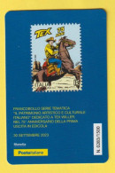 Tessera Filatelica Dedicata A TEX Willer Per Il 75° Anniversario 30-09-2023 Nuova - Collections (sans Albums)