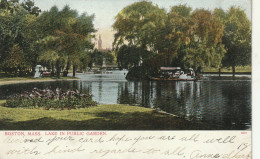 Lake In Public Garden, Boston, Massachusetts - Boston