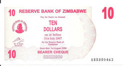 ZIMBABWE 10 DOLLARS 2006 UNC P 39 - Zimbabwe