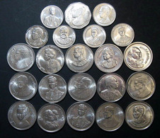 Thailand Coin 5 Baht Completed Set Of 22 - Thaïlande