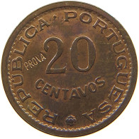 ST. THOMAS AND PRINCE 20 CENTAVOS 1971 PROVA #t065 0691 - Santo Tomé Y Príncipe