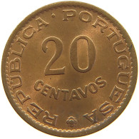 ST. THOMAS AND PRINCE 20 CENTAVOS 1962  #c065 0205 - Sao Tomé E Principe