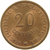 ST. THOMAS AND PRINCE 20 CENTAVOS 1962  #c065 0203 - Sao Tome And Principe