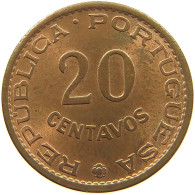 ST. THOMAS AND PRINCE 20 CENTAVOS 1962  #c065 0197 - Sao Tome En Principe