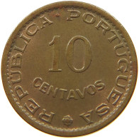 ST. THOMAS AND PRINCE 10 CENTAVOS 1962  #t064 0029 - Santo Tomé Y Príncipe