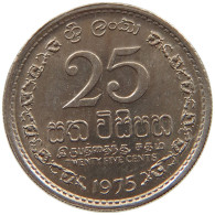 SRI LANKA 25 CENTS 1975  #c053 0295 - Sri Lanka (Ceylon)