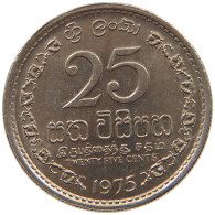 SRI LANKA 25 CENTS 1975  #c053 0295 - Sri Lanka