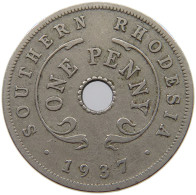 SOUTHERN RHODESIA PENNY 1937 George VI. (1936-1952) #a088 0217 - Rhodesië