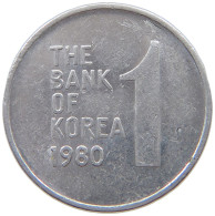 SOUTH KOREA WON 1980  #s074 0259 - Corea Del Sud