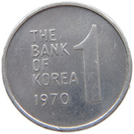 SOUTH KOREA WON 1970  #s069 0909 - Korea (Zuid)