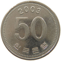 SOUTH KOREA 50 WON 2003  #s066 0043 - Corea Del Sud