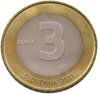 SLOVENIA 3 EURO 2011 SAMOSTOJNA SLOVENIJA #sm04 0661 - Slovénie