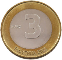 SLOVENIA 3 EURO 2011 SAMOSTOJNA SLOVENIJA #sm04 0663 - Slovenia